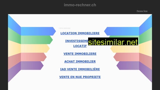 immo-rechner.ch alternative sites