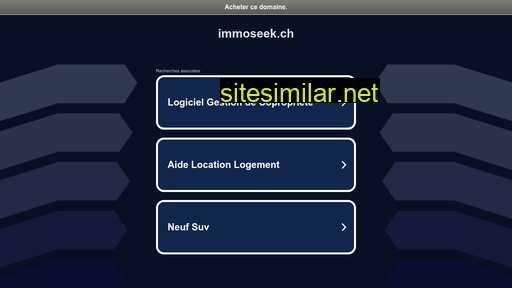 immoseek.ch alternative sites