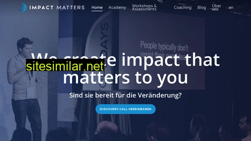 impactmatters.ch alternative sites
