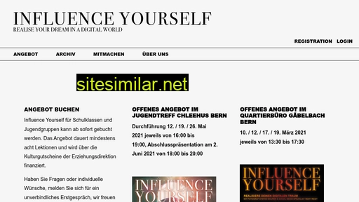 Influence-yourself similar sites