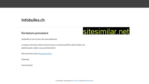infobulles.ch alternative sites