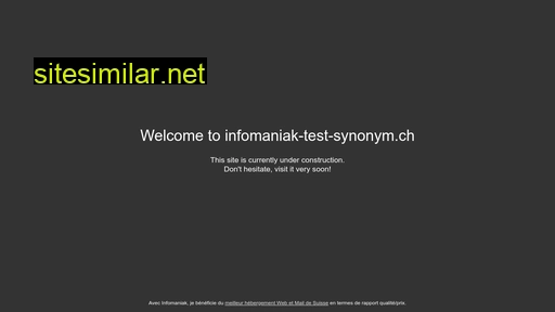 infomaniak-test-synonym.ch alternative sites