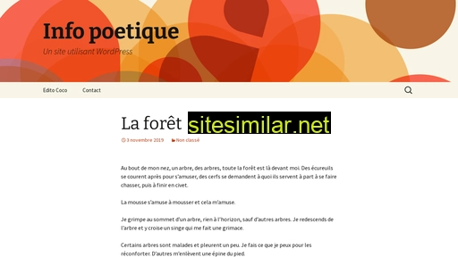 infopoetique.ch alternative sites