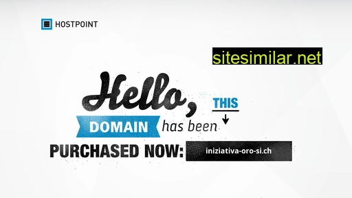 iniziativa-oro-si.ch alternative sites