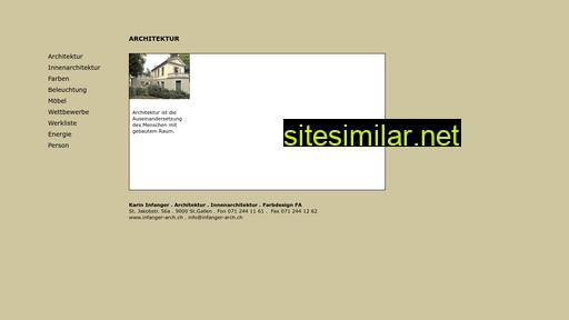 innenarchitektin.ch alternative sites