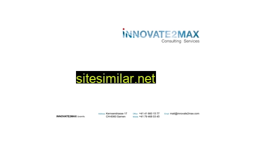 innovate2max.ch alternative sites