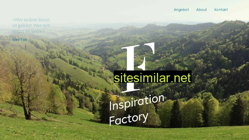 inspirationfactory.ch alternative sites