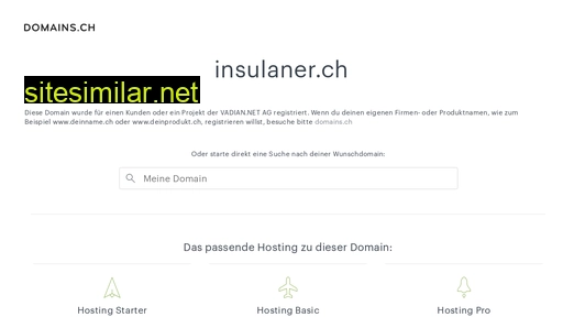 insulaner.ch alternative sites