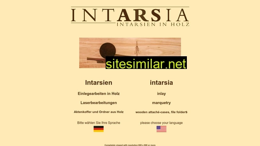 Intarsia similar sites