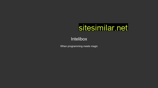Intelibox similar sites