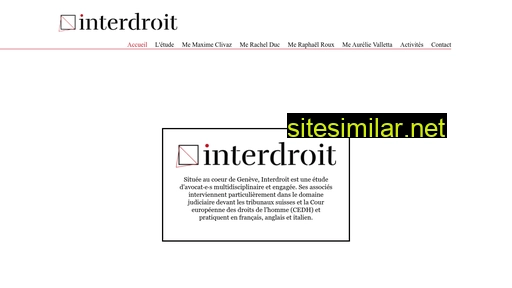 interdroit.ch alternative sites
