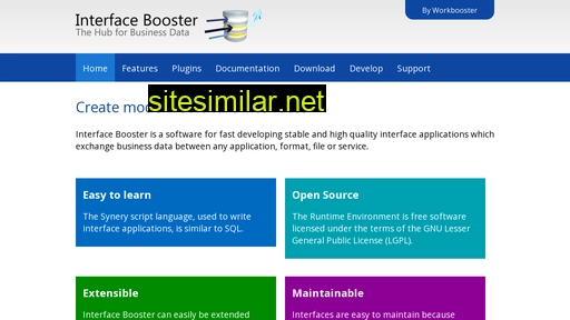 Interface-booster similar sites