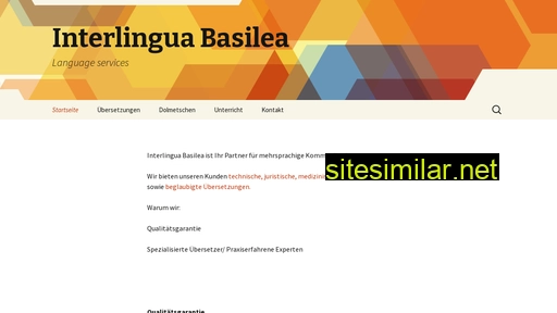 Interlinguabasilea similar sites