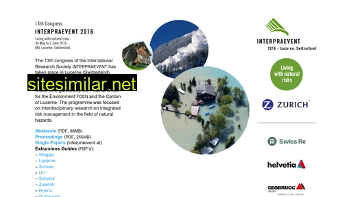 interpraevent2016.ch alternative sites