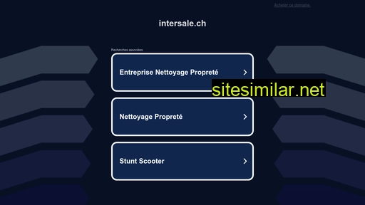 intersale.ch alternative sites