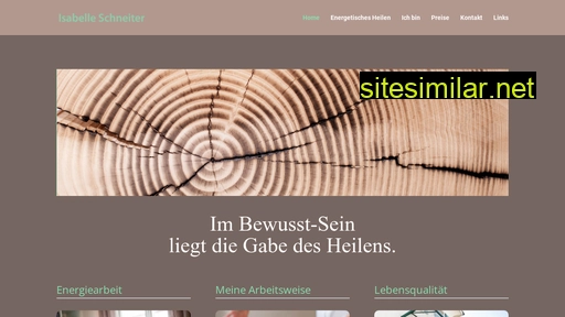 isabelleschneiter.ch alternative sites