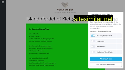 islandpferdeklettgaublick.ch alternative sites