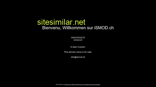 ismod.ch alternative sites