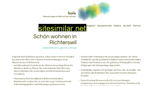isola-richterswil.ch alternative sites