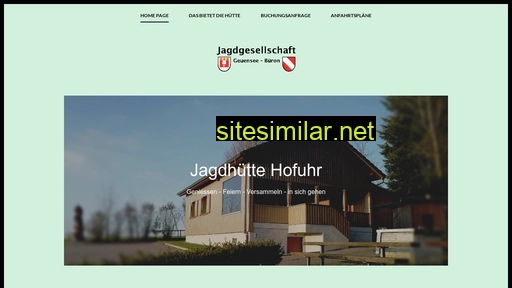 Jagdhuette similar sites