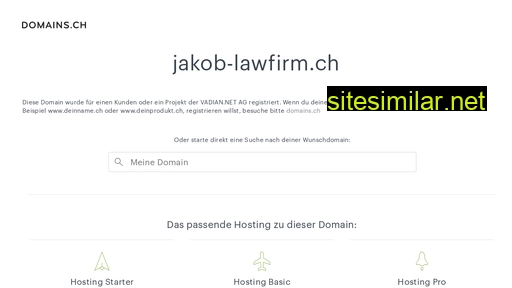 jakob-lawfirm.ch alternative sites
