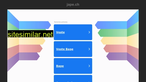 jape.ch alternative sites