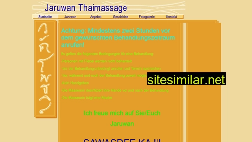 jaruwan-thaimassage.ch alternative sites