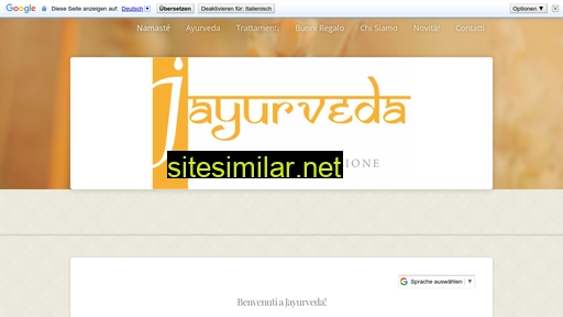 jayurveda.ch alternative sites