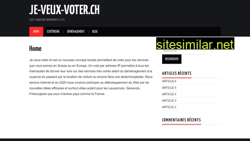 je-veux-voter.ch alternative sites