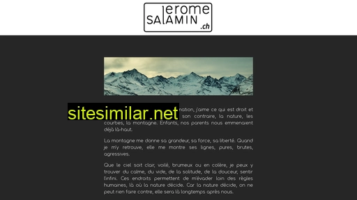 jeromesalamin.ch alternative sites
