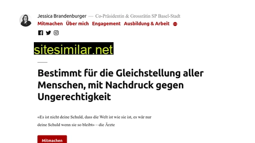 jessicabrandenburger.ch alternative sites