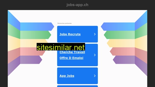 jobs-app.ch alternative sites