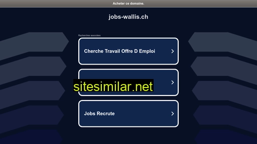 jobs-wallis.ch alternative sites
