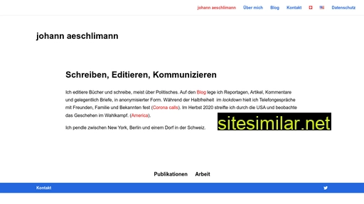 johannaeschlimann.ch alternative sites