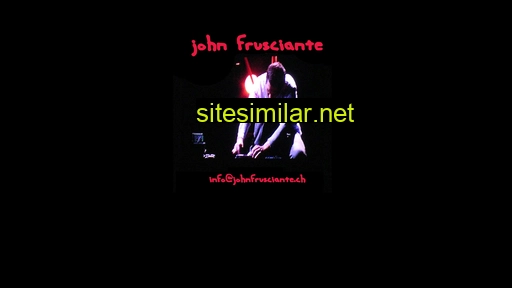 johnfrusciante.ch alternative sites