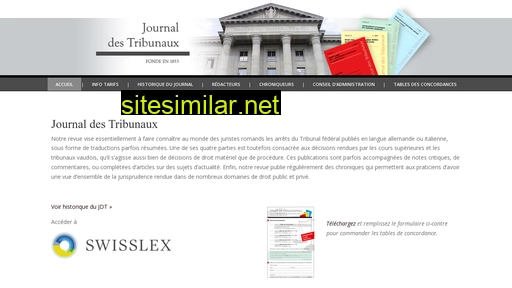 journal-des-tribunaux.ch alternative sites