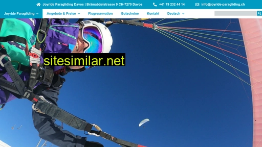 joyride-paragliding.ch alternative sites