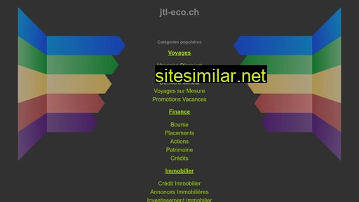 jtl-eco.ch alternative sites
