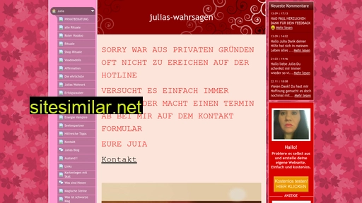 juliaswahrsagen.ch alternative sites