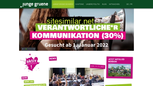 junge-gruene.ch alternative sites