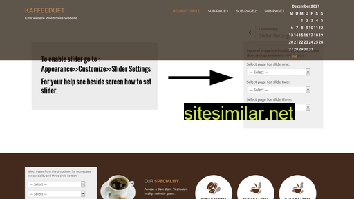 Kaffeeduft similar sites