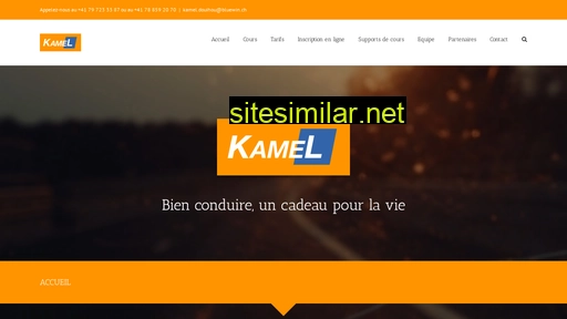kamelautoecole.ch alternative sites