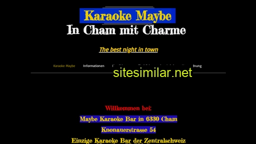 karaoke-maybe.ch alternative sites
