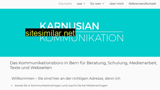 karnusian-kommunikation.ch alternative sites
