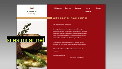 Kauer-catering similar sites