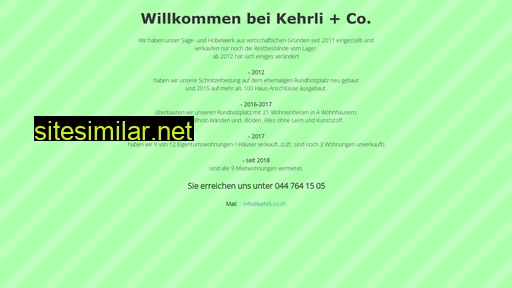 kehrli-co.ch alternative sites