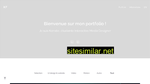 kerralie-portfolio.ch alternative sites