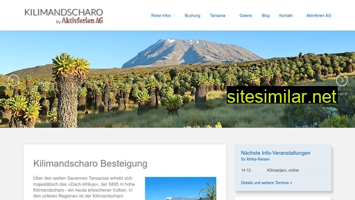 kilimandscharo.ch alternative sites