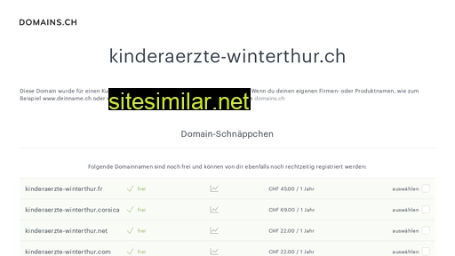 kinderaerzte-winterthur.ch alternative sites