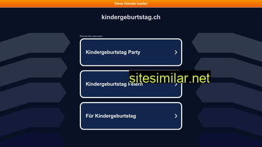 kindergeburtstag.ch alternative sites